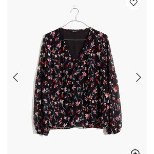 Madewell Floral Blouse